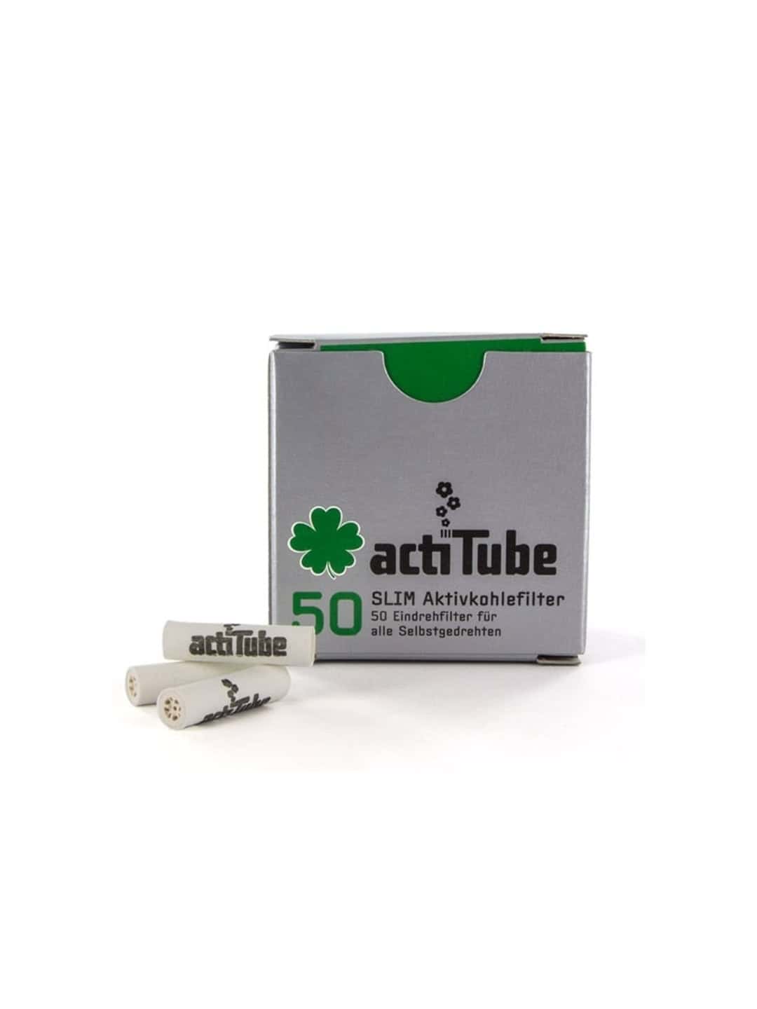 ActiTube 7mm SLIM activated charcoal filters 50-pack with box