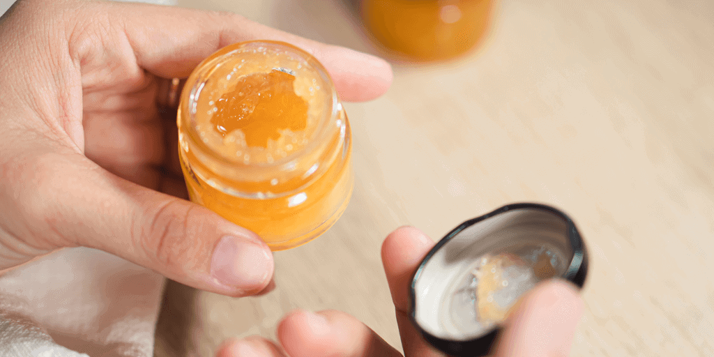 resin thc in hand