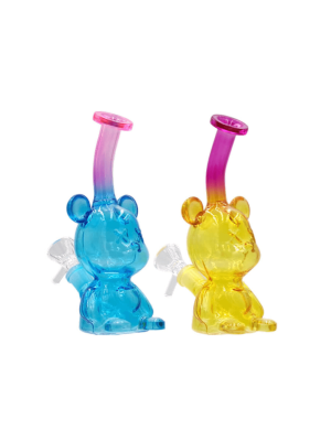 Teddy_Bear_glass_bong_blue_red_eye_monkey-1-300x400 How to Use a Bong: A Quick Beginner’s Guide