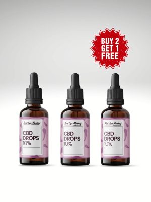 10% CBD Oil – Full Spectrum Drops (Buy 2 Get 1 Free)