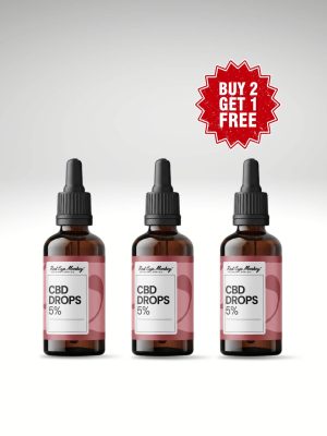 5% CBD Oil – Full Spectrum Drops (Buy 2 Get 1 Free)