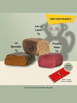 CBD Hash Discovery Bundle - 9g + FREE Rolling Papers