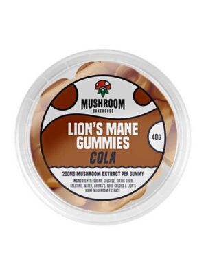 Mushroom Bakehouse Lion’s Mane Gummies – Cola 200 mg